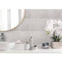 Wall Panels PVC Aquaclad 2 Wall Tile Light Grey Kit