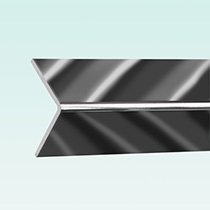 Silver trim for wall panels