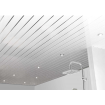 White and Silver Ceiling Panels