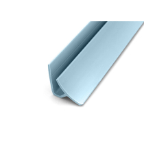 Blue trims for plastic cladding