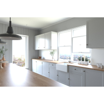 Soft White PVC Splashback