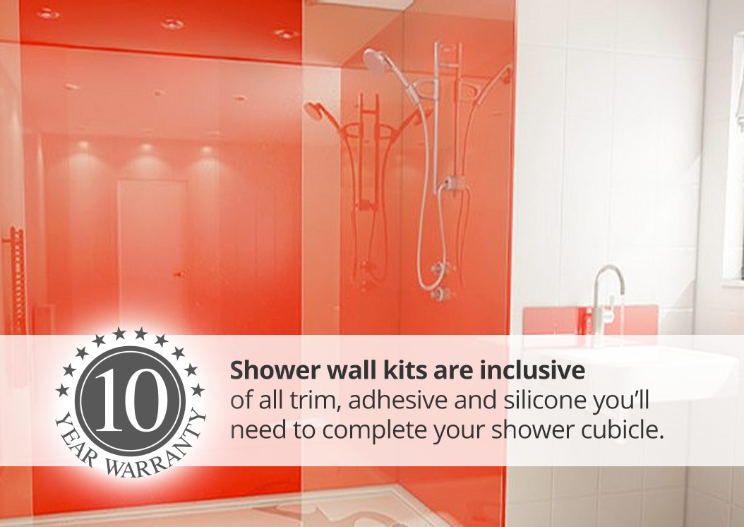 mermaid shower wall panel kit